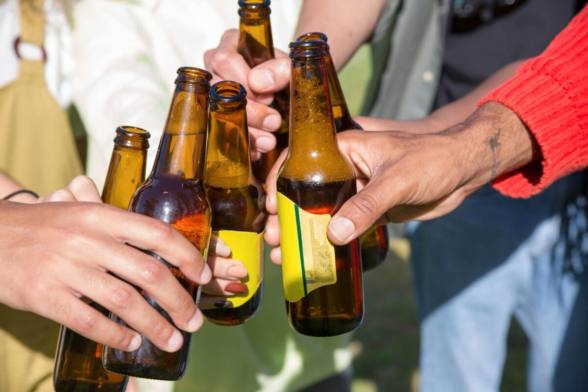 What should I do if there's alcohol at a party?