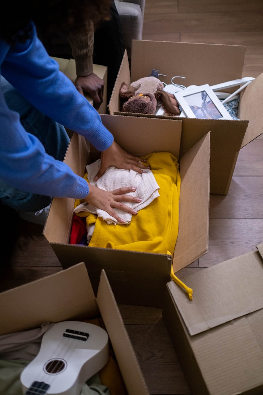 What should I do on moving day?
